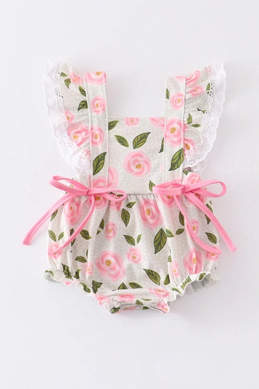 Pink Floral Infant Bubble