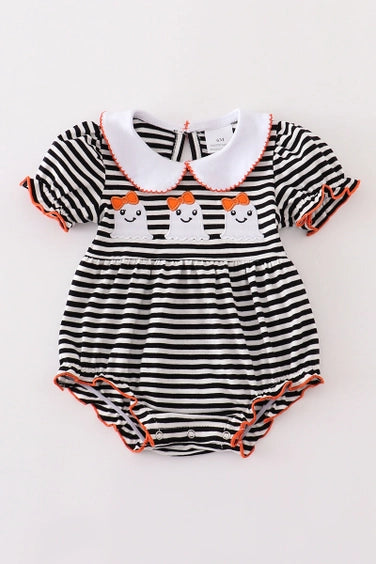 Black Stripe Ghost Infant Bubble