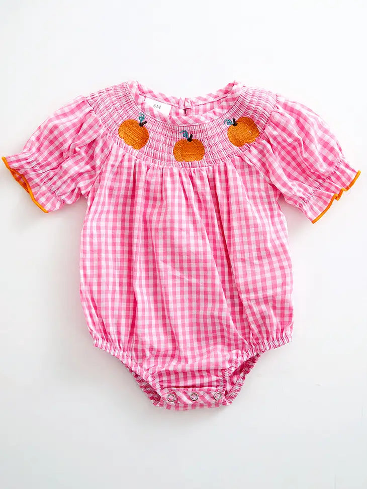 Pink Smoked Pumpkin Infant Bubble