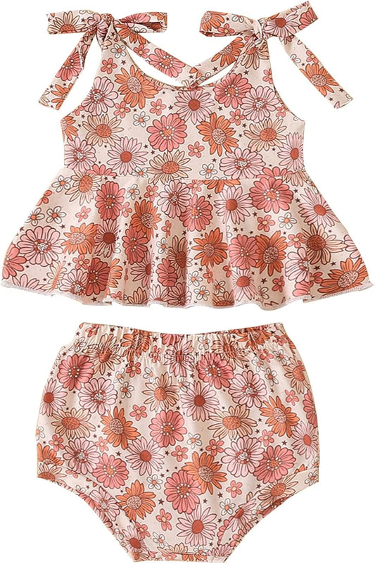 Boho Floral Infant Set