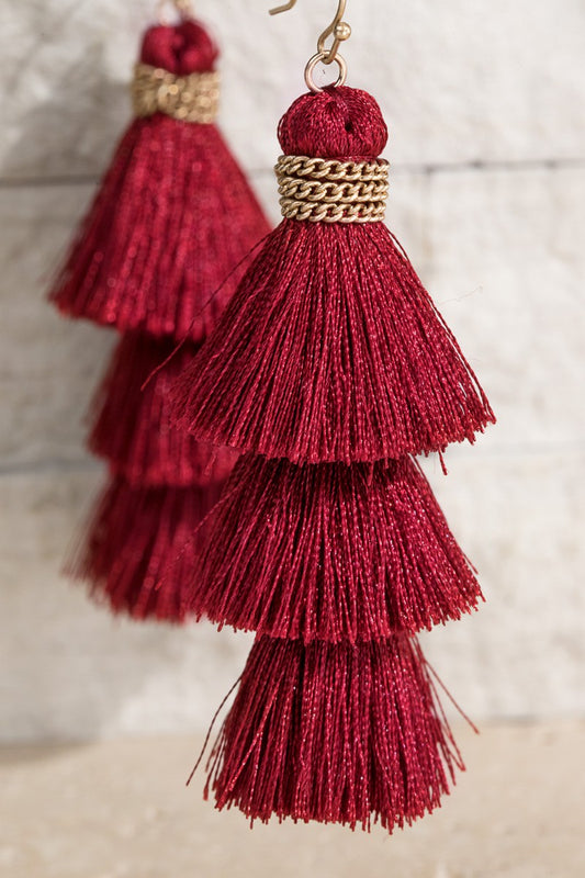 Tier Tassel Earrings